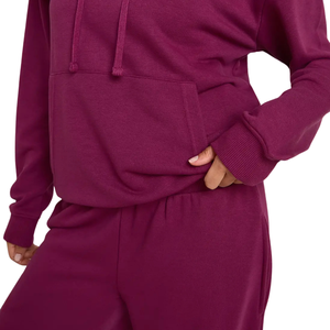 Women Pullover Hoodie Tracksuit <b>Set</b> Kangaroo Pocket Wide Leg Trouser Elastic Waist Relaxed Two Piece <b>Loungewear</b> Outfit Wholesale - Product Image 5