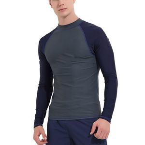 Custom Unisex Adult Long Sleeve Rash Guard <b>Compression</b> <b>Shirt</b> OEM Quick Dry UV Protection Breathable Spandex/Polyester 120g - Product Image 5