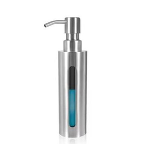 ที่จ่ายสบู่โลหะดีไซน์โบราณสำหรับห้องน้ำ ห้องครัว ที่จ่ายสบู่แบบมันเงา ผลิตในอินเดีย พร้อมโลโก้แบรนด์ตามสั่ง - Product Image 3