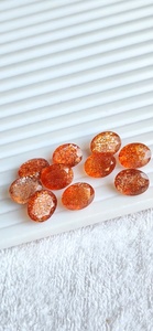 Pierre de soleil naturelle en vrac, vente en gros | Fournisseur en gros de pierres précieuses de qualité AAA+, ovales, 6x8 à 10x12 mm, pour la fabrication de bijoux. - Product Image 4