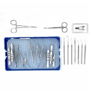 Juego de Blefaroplastia Doble Oftálmica de Acero Inoxidable, 26 Piezas, para Levantamiento de Párpados, Hemostasia, Cirugía Ocular, Cejas, Cataratas y Cirugía Plástica - Product Image 3