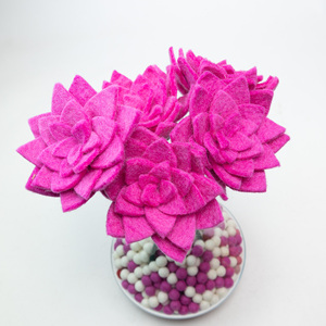 Handmade Felt Dahlia <b>Bouquet</b> <b>Artificial</b> Felt Flowers Bulk Wholesale Wool Felt Flowers Home Decor Flower Arrangement - Product Image 3