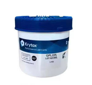 Grasa Industrial Krytox GPL 225 con Base de PFPE, Lubricante con Certificación NSF H1, Espesante de PTFE, Alta Calidad, 1 kg, Fabricado en EE. UU. - Product Image 1