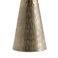 Support à bougie de qualité supérieure pour la décoration intérieure, finition laiton antique martelé, porte-bougie en aluminium coulé, fait main, personnalisé