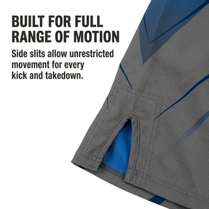 Shorts MMA personnalisés pour la pratique du grappling, en polyester et élasthanne, shorts de combat pour hommes et femmes, shorts de compétition MMA avec ceinture élastique - Product Image 5
