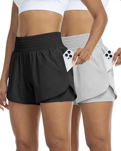 Ropa de Verano para Mujer, Shorts Personalizados con Logotipo, Shorts de Cintura Baja, Pantalones Cortos Deportivos de Spandex con Efecto Levanta Glúteos para Mujer - Product Image 1