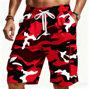 Pantalones Cortos Cargo de Lona 100% Algodón para Hombre, Diseño Deportivo Sólido con Múltiples Bolsillos, Bordados, Suministro OEM, Calidad Superior, Verano - Product Image 3