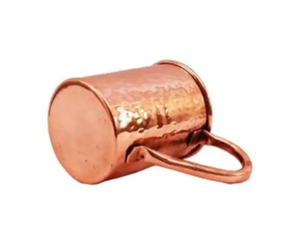 Taza de Cobre de Alta Calidad al por Mayor, Taza de Acero Inoxidable de 16 oz con Acabado Martillado en Oro Rosa - Product Image 1