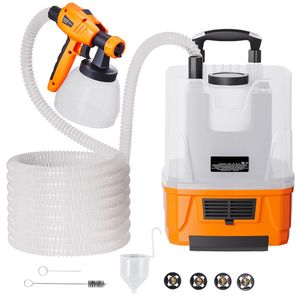 Pistola de Pulverización Eléctrica de 1300W, Manguera de Aire de 1300ml/800ml, 5 Boquillas de Cobre, Pulverizador de Pintura HVLP de 150 Din, 100% de Clientes Satisfechos - Product Image 1