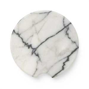 Sous-verre rond en marbre blanc pour voiture, accessoire de luxe pour véhicule - Product Image 2