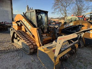 Cargadora compacta con accesorio triturador forestal de alta eficiencia para limpieza de terrenos, cortadora de maleza, máquina trituradora hidráulica - Product Image 4