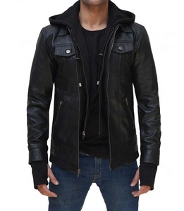 Chaqueta de Cuero para Hombre, Diseño Único, Última Moda, Servicio OEM, Alta Calidad, Resistente al Viento e Impermeable, Color Personalizado - Product Image 2