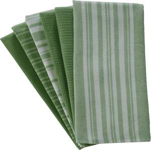Eco Friendly Premium Woven Cotton Kitchen Dish Towel <b>Machine</b> Washable Quick Dry Lint Free Solid Color - Product Image 5