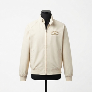 Veste Homme Personnalisée Légère Tissée Hiver Sportive Col Montant Logo Avant à Capuche Respirante Zippée - Product Image 4