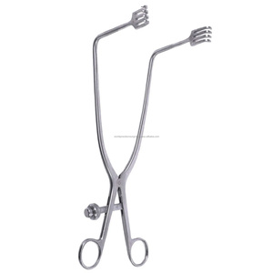 Rétracteur Weitlaner auto-serrant en acier inoxydable pour chirurgie générale, kit chirurgical certifié CE Classe I, manuel - Product Image 1