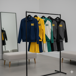 Rexfit Sports Private Label Mens Nylon Sports Tracksuit Reflective <b>Jacket</b> <b>Short</b> Set Tracksuit Set Wholesale - Product Image 5