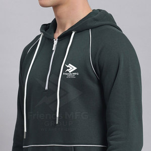 ชุดวอร์มแบบมีฮู้ดสำหรับผู้ชาย ดีไซน์ใหม่ ปี 2026 ผ้าระบายอากาศได้ดี สวมใส่สบาย เหมาะสำหรับฤดูใบไม้ร่วงและฤดูหนาว ขายส่ง - Product Image 5