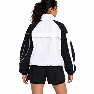<b>Women's</b> <b>Lightweight</b> Windbreaker Racer <b>Jacket</b> Waterproof Hooded Outdoor Sports <b>Rain</b> <b>Jacket</b> Logo Custom Wholesale Solomon Global - Product Image 2