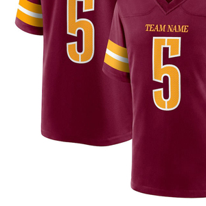 Fully Customizable American Football Jersey Breathable Polyester Fabric Adults Size American Football Jersey - Product Image 3