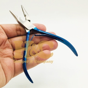 New Pliers Stainless Steel Keratin Bond Pliers Hair Extensions <b>White</b> Handle Bond Remover <b>Tape</b> Plier Custom Design Logo Offer - Product Image 5