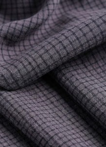 Chemise habillée à manches courtes pour homme, gris à carreaux, col rabattu, style décontracté chic, en popeline de coton infroissable, idéale pour le printemps - Product Image 5