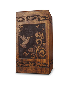 Urnes funéraires en bois pour cendres humaines adultes, personnalisables - Product Image 1