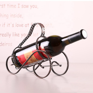 Supports Métalliques Créatifs Vintage en Fer Forgé pour Bouteilles de Vin – Présentoirs Autoportants en Métal pour Vins – Vente en Gros - Product Image 2