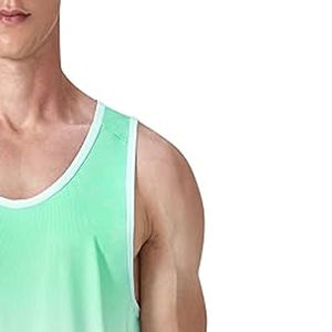 Mens Compression Gym Workout Tank Top Ribbed Cotton Knit Fitness <b>Stringer</b> Sleeveless Sports <b>Vest</b> Custom Logo OEM Casual Summer - Product Image 2