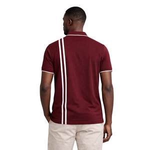 Polo a Righe con 3 Lettere Kappa Alpha Psi, Abbigliamento per Fraternità Greca, Vestibilità Atletica, Comfort Premium e Stile Classico - Product Image 2