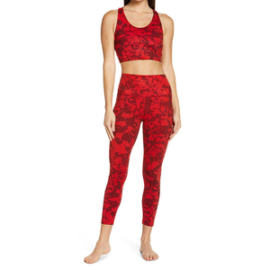 Vêtements de sport professionnels sans coutures pour femmes, ensembles de yoga confortables, push-up, pour la course à pied et le yoga, style de vie actif. - Product Image 1