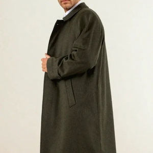 Nouveau Manteau Long en Laine Coupe Ample et Décontractée Personnalisable pour Homme, Coupe-Vent, Tissu Épais et Doux, Grande Taille, Collection Hiver Automne 2026 - Product Image 2