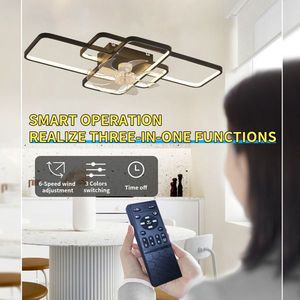 41-Inches LED Ceiling Fan with Dimmable Lights & Remote Control 6 Gear Wind Speed Fan Light - Product Image 5