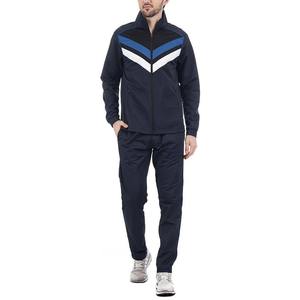 Conjunto deportivo clásico para hombre, multicolor, con diseño sólido, tela gruesa, anti UV, con cremallera completa. - Product Image 2