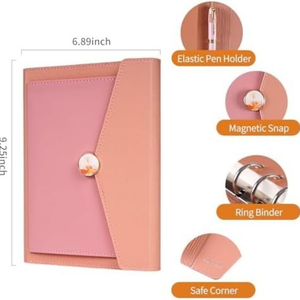 Sang trọng A5 chất kết dính bìa cứng máy tính xách tay Nhật ký tổ chức tốt giấy văn phòng phẩm Bộ quà tặng với bút và bao gồm hộp quà tặng - Product Image 1