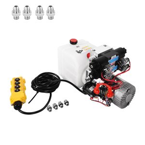 Unité hydraulique 12V DC 4,5 litres à double action et double solénoïde pour pompe de remorque - Product Image 1