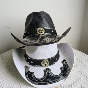 Quick-Dry Western Cowboy <b>Hat</b> American Export Style Travel 100% Polyester <b>Summer</b> Casual Fashionable Gear Built - Product Image 2