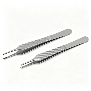 Pinzas de Precisión Manuales de Acero Inoxidable para Rinoplastia, 12.5cm, con Punta Ancha Serrada para Tejido, para Cartílago Nasal, Uso Clínico - Product Image 6