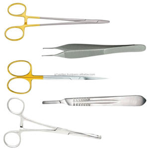 Ensemble de sutures manuelles en acier inoxydable de qualité supérieure A-1 VERITAS, 5 instruments de base, certifié CE classe II, pour usage en faculté de médecine - Product Image 2