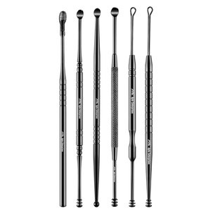 Kit de limpieza Herramienta de eliminación de cera de oído segura Kit de eliminación de cera de oído Fácil de usar Selección de oreja sin dolor Negro por Apto Enterprises - Product Image 1