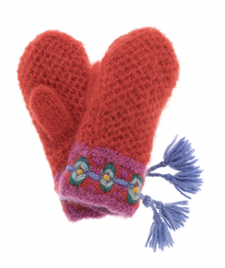 Custom Logo Nepal Premium Handmade Full Finger Merino Wool <b>Gloves</b> Fleece Lined Winter <b>Warm</b> Touchscreen Himalayan <b>Gloves</b> Export - Product Image 1