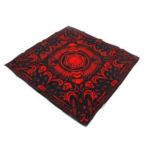 Foulard Bandana Hysaf Apparels pour Femmes et Filles, 100% Coton, Respirant, Motif Paisley Ethnique, Couleurs Rouge Bleu Orange, Pas Cher - Product Image 2