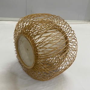 Pantalla de Lámpara Redonda de Bambú Tejido Ecológica - Decoración Sostenible para Hogares, Restaurantes, Hoteles y Resorts - Product Image 5