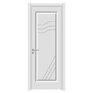 Porte en bois massif durable pour salon, chambre, bureau, salle de bain – Fournisseur Vietnamien – Film PVC anti-humidité – Design moderne personnalisé - Product Image 1