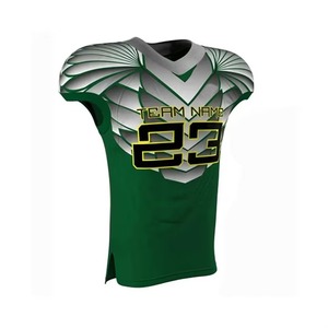 Wholesale Price Custom Design Breathable 100% Polyester Anti-Bacterial American Football Uniform Sets Professional Manufacturer - Product Image 2