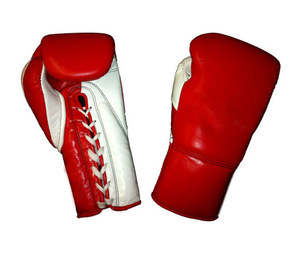 Gants de boxe en cuir bleus et noirs à lacets avec sangle de poignet réglable pour adultes – Équipement d'entraînement de boxe Zipro Industries – Vente en gros 2026 - Product Image 2