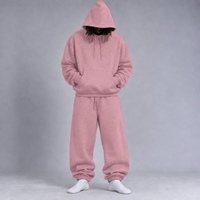 Ensemble survêtement homme personnalisé surdimensionné avec imprimé graphique, sweat-shirt en molleton de coton et pantalon de jogging, style streetwear urbain, fabricant en gros