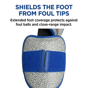 Custom Logo Baseball Shin Guard Non-Slip Ankle Strap Softball Shin Guard Youth Adult Sports Catcher Training Sports Equipment - Product Image 2