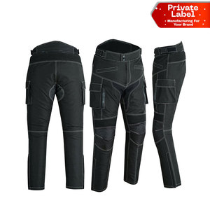Superior Comfort Cordura Motorcycle <b>Trousers</b> Reinforced <b>Knee</b> <b>Pads</b> Premium Grade Cordura Biker Pants Reflective Strip Profession - Product Image 1