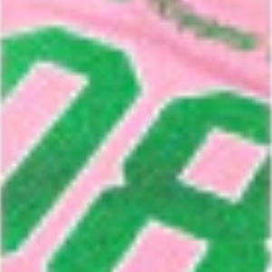 Camiseta Deportiva AKA Glitter Dri Fit para Mujer, Rosa Verde, Absorbe la Humedad, Cuello Redondo, Rendimiento Atlético, Uso Casual - Product Image 3