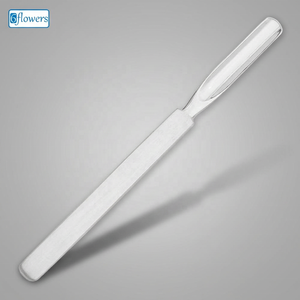 เครื่องมือดันหนังกำพร้าสแตนเลสแบบแบนสำหรับทำเล็บ ใช้ซ้ำได้ - Product Image 3